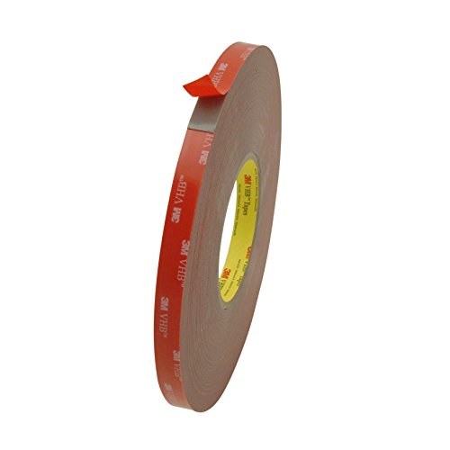 3M VHB RP25 Double-Sided Acrylic Foam Tape; 0.6mm x 12mm x 33m