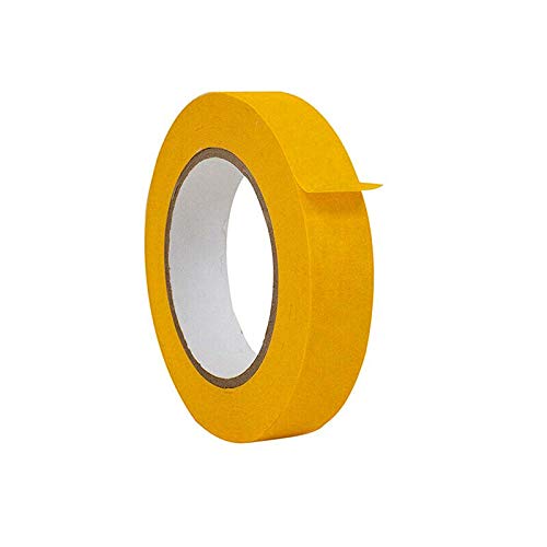 Senris Abdeckband, 2 Rollen – Klebeband, Gelb für professionelle und Heimwerker, Dekoration, Basteln, Haushaltsgeräte, Körpersprays und mehr, gelb
