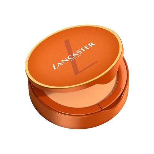 Lancaster Infinite Bronze - Fondotinta Compatto Solare SPF50, Protezione solare raggi UVB, UVA, Luce Visibile, Infrarossi, pelle abbronzata, protetta e idratata, adatto a tutti gli incarnati