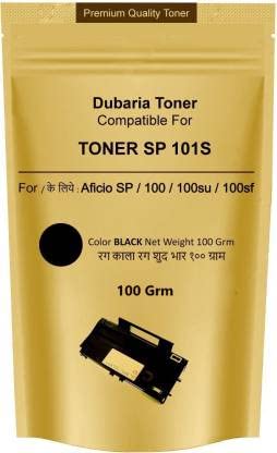 Dubaria SP 101S Laser Printer Toner Powder Refill Pouch For Use In Ricoh SP100, SP111, SP111SU, SP200, SP210, SP210SU, SP 212Nw, SP 212SNw, SP 212SFNw, SP300, SP 300DN, SP 310DN, SP 3400, SP 3410, SP 3500SF, SP 3510DN, SP 3510SF - 100 Grams (B01LZLYZ6G) Amazon Price History, Amazon Price Tracker