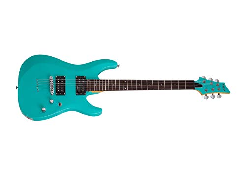 Schecter C-6 Deluxe – Guitare électrique – Satin Aqua - Les Beatles, Paul McCartney, John Lennon, RIngo Starr, George Harrison Schecter C-6 Deluxe - Guitare électrique - Satin Aqua – Image 3