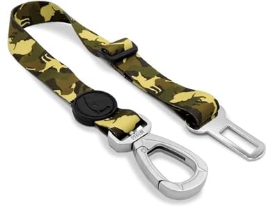 Morso Dog ceinture de sécurité recyclé full metal chien marron