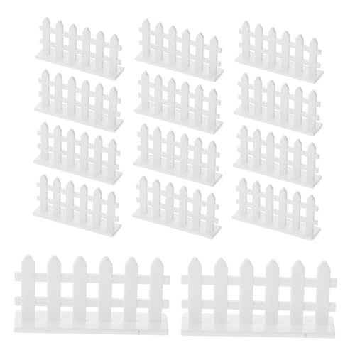 TOYANDONA 15piezas Valla De Miniatura para Casa De Muñecas Decoración De Jardín Realista Accesorios Miniatura De Paisajismo para Juguetes y Manualidades
