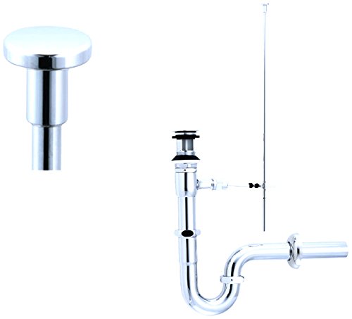 LIXIL(リクシル)INAX 洗面器・手洗器用セット金具 ポップアップ式排水金具(呼び径32mm) 床排水Sトラップ LF-281SAU