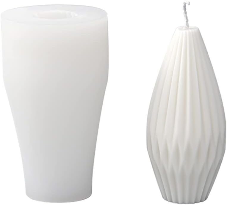 Silicone Candle Mold Pear-Shaped DIY Handmade Candles Mould 3D Soap Ornament Mold for DIY Crafts Making Handicrafts Candle Decoration Tools