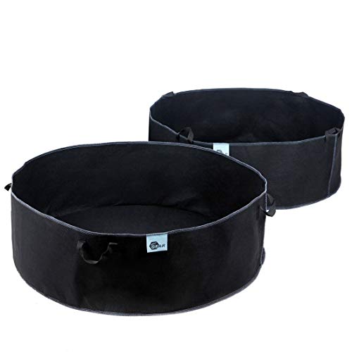 your GEAR Grow Bag - Saco para plantas (5 unidades, 5 unidades, 11 L, 20 L, 30 L, 60 l o 2 unidades, 190 l, de fieltro, no tejido)