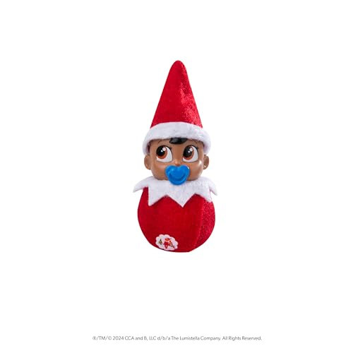Image of The Elf on the Shelf Frost Pips Mini Blooms Elf Baby Boy with Brown Eyes