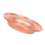 FONDOTIN Vintage Tibetische Opferschale aus Reinem Kupfer Große Buddhistische Wasseropferschale...