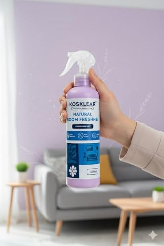 Image of Natural Room Freshener Lemongrass Mist - 500 ml I Plant-Based & Chemical-Free I Skin-Friendly Formula I Long-Lasting Fresh Aroma I Safe for Kids & Pets I Sustainable Home Freshener