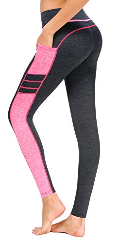 SugarPocket Womens Outdoor Fitness Tights Leggings Walking Running Yoga Pants S Rose