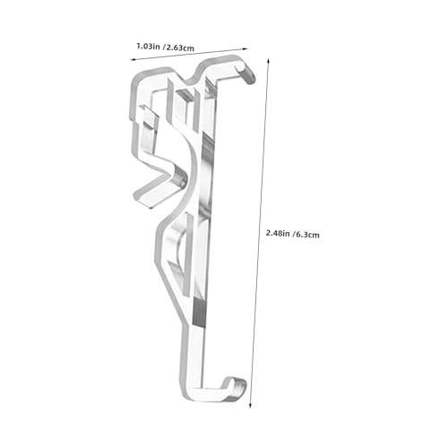 Clips de posicionamiento transparentes para reparar cenefas caídas en persianas verticales 3