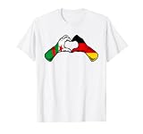 Drapeau de l'Algérie Allemagne Cœur Algérie T-Shirt