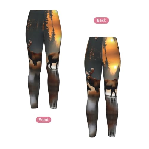 Leggings de compresión cómodos que no aprietan con estampado original 4