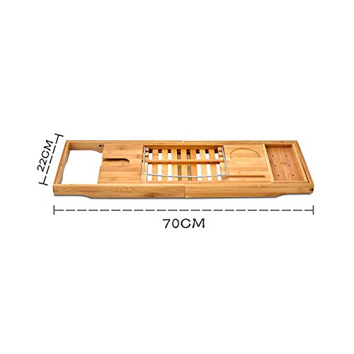 Plateau de baignoire extensible et support multifonctionnel pour tablette - 4