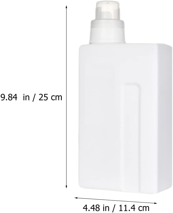 Zerodeko 2pcs Laundry Bottle Multipurpose Sub Bottle Reusable Bottles Large Capacity Sub Lotion Storage Bottles Lotion Refillable Container Shower Gel Holder