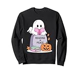 Halloween Ghost Reading Books Spooky