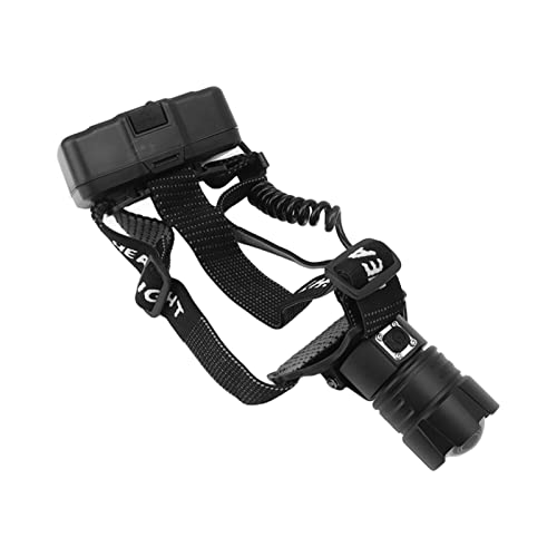 Linterna frontal LED recargable ajustable para evitar caídas en senderos oscuros