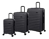 it luggage Legion 3 Piece Hardside 8 Wheel Expandable Spinner, Asphalt, 3 Pc Set