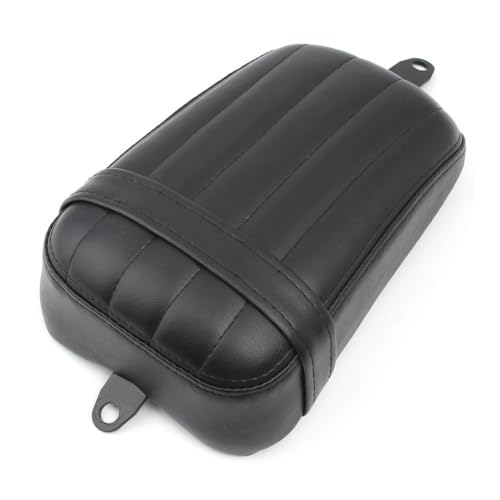 Moto siège deux places coussin passager arrière noir en PU pour Street Bob FXBB 2018 2019 2020