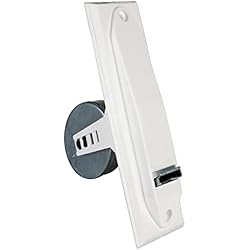 Venta Persianas Metalicas Amig - Recogedor para Persianas Compacto de Empotrar o Encastrado Metálico con Frente de Plástico Blanco de Diseño Sencillo y Atemporal | Medidas: 6,2 x 20 x 11,5 cm