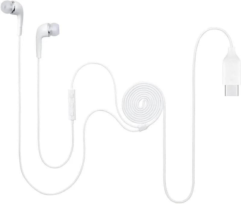Image of Original Type C Earphone Compatible with Samsung S24 Headphones with Microphone Noise Isolation Stereo Wired Earphones for Samsung Galaxy S22 S23 Ultra Pixel 7a, iPhone 15 to 16 Series