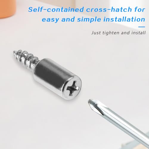 Aoyfuwell Regalbodenträger 50 Stück,selbstbohrende Regalträger,Regalhalterung mit Beschützer (weiße) Regalhalterung für Schränke,Regal und Möbelschränke