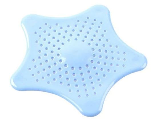 ATEVON Silicone Star Shaped Sink Filter Bathroom Hair Catcher Drain Strainers for Basin at Rs. 45
