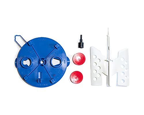 image for LidStir- Reusable 1 Gallon Mess Free Paint Mixer, High Visibility, 1 C