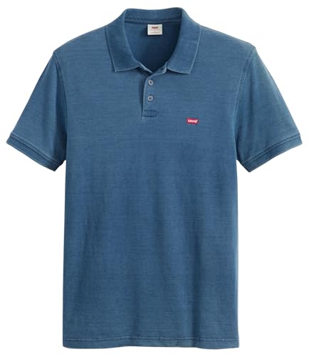 Levi's Levis HM Polo Camiseta, True Indigo Light IN, L Hombres