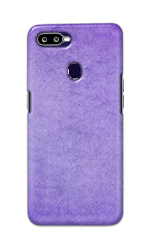 Image of Plain Purple Hard Back Case Cover for Oppo F9 / Oppo F9 Pro /Realme 2 Pro /Realme U1, RMX1801, RMX1807 Back Cover -(J5) VNS2226