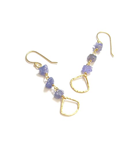 Orecchini in Vermeil e Tanzanite
