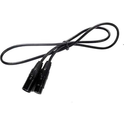 wonsung DMX XLR Cable for Party Wedding Bar Christmas Event Club Lighting Show RGB Full Color Animation Stage Effect Light DMX Stage Lights Moving Head Lights Cover