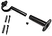 Urbanest Adjustable Solid Zinc Curtain Rod Bracket Wall Holder, Fits Up to 1 1/8