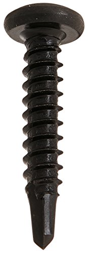 Tornillo autorroscante acero 6-20 x 3/4 pulg negro pan miniatura 2