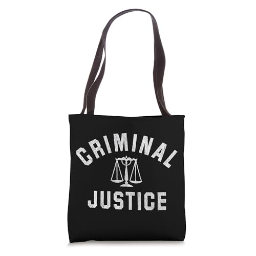 Bolso tote para graduados en Justicia Penal miniatura 1