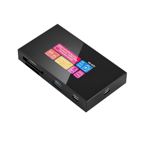 Roxvue Hub Inteligente 8 en 1 con Pantalla Táctil CFexpress Tipo A/Tipo B 4K 120 Hz 10 Gbps 100 W PD para Cámaras/Teléfonos