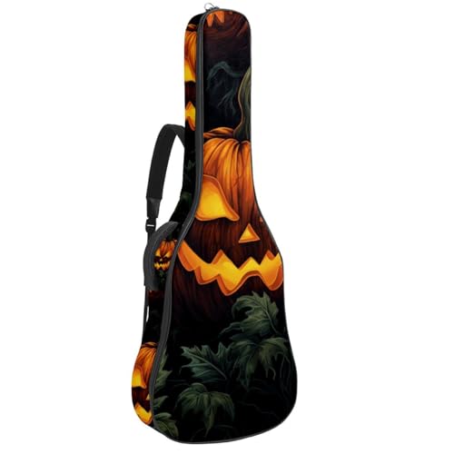 Sac pour guitare acoustique Halloween Citrouille housse guitare électrique basse