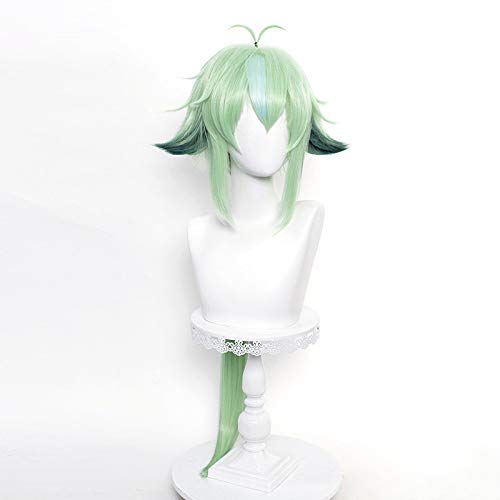 SL Wavy Blonde Ponytail Wig for Jean Cosplay,Golden Princess Hair Wigs with Pigtails Bangs + Wig Cap for Halloween Peach Costume: Blonde Jean