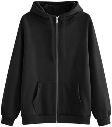 MKLUNJOP Hoodie For Women Oversized Sweatshirt Lightweight Jacket - 3