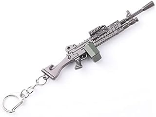 Game of FORTNITE M4 rifle weapon model alloy keychain buckle