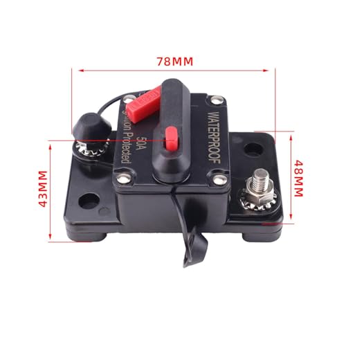 Apto para embarcaciones interruptor marino 300A impermeable y reiniciable 3