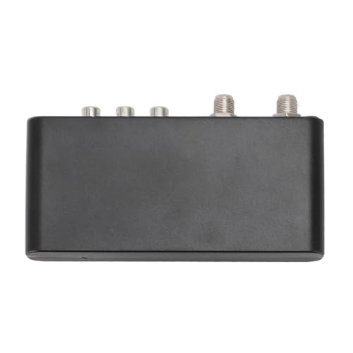 Digital RF Modulator, AV to RF Converter, Supports PAL NTSC VHF Frequency, AV to RF Modulator for CATV System, Professional VHF Demodulator Converter