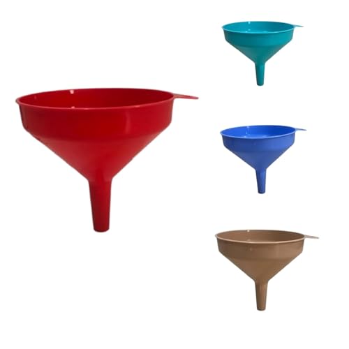 Funil de Plástico Multiuso para Cozinha 12cm Colorido