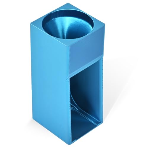 Image of Diamond Painting Organizer,Diamond Painting Drill Funnel for Round Containers,Portable Diamond Art Funnel for Easy Transfer, Diamond Painting Accessories (Silk Porcelain Blue)