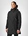 Helly-Hansen Women's Aden Waterproof Breathable Hooded Long Rain Jacket, Black, Large