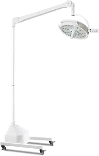 ORILAO 108W Mobile Stand Examination Light with Wheels Trolley Exam Mobile LED Operating Lamp
