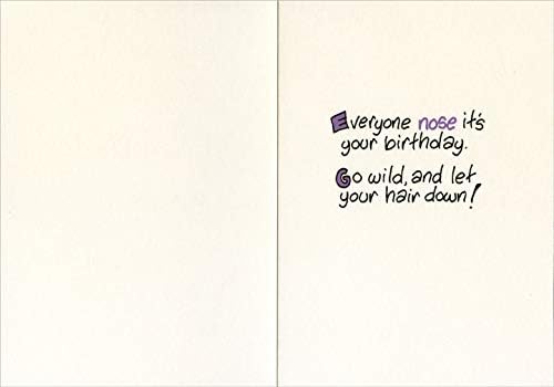 Designer Greetings Unable to Grow a Mustache Funny/Humorous Masculine Birthday Card for Him : Man : Men