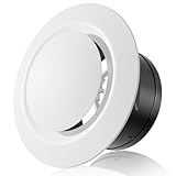 bouches vmc leroy merlin 【Conception Réglable】: HG Power Grille Aeration le centre de la sortie d'air peut être ajusté, la rotation permettant de modifier la taille de la sortie d'air.