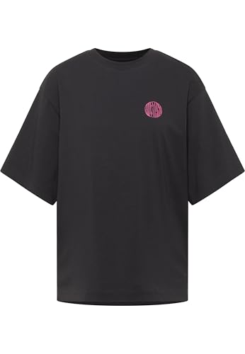T-Shirt MUSTANG Welby femme noir jais 4188 taille XS top manches courtes
