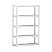 RENJUN- Rack Di Stoccaggio In Metallo Utilizzando Il Processo Di Spruzzatura Elettrostatica Ripiano Espositivo Bianco Con Vano Regolabile90kg/strato Per La Cucina Balcone Facile Da M(Size:183x90x35cm)